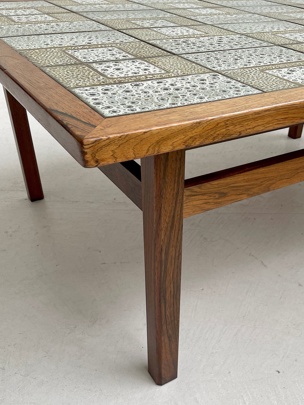 Danish Tile-topped Rosewood Coffee Table