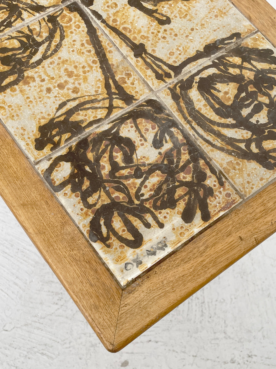 Henning Kjærnulf Tile-Topped Nesting Table