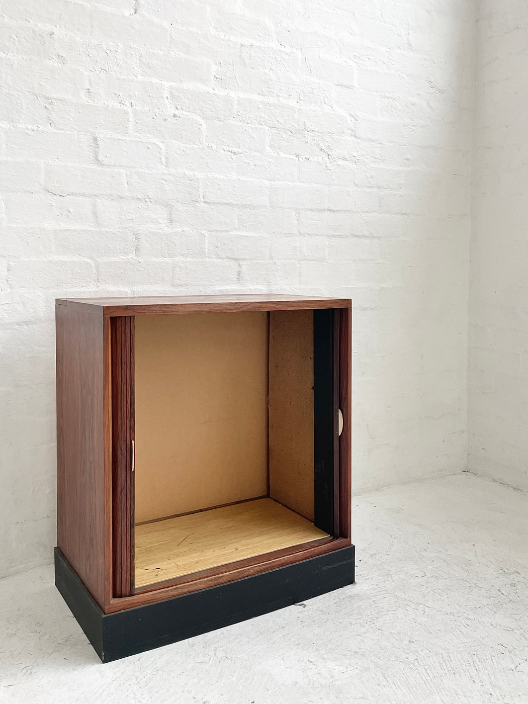 Danish Rosewood Tambour-fronted Cabinet