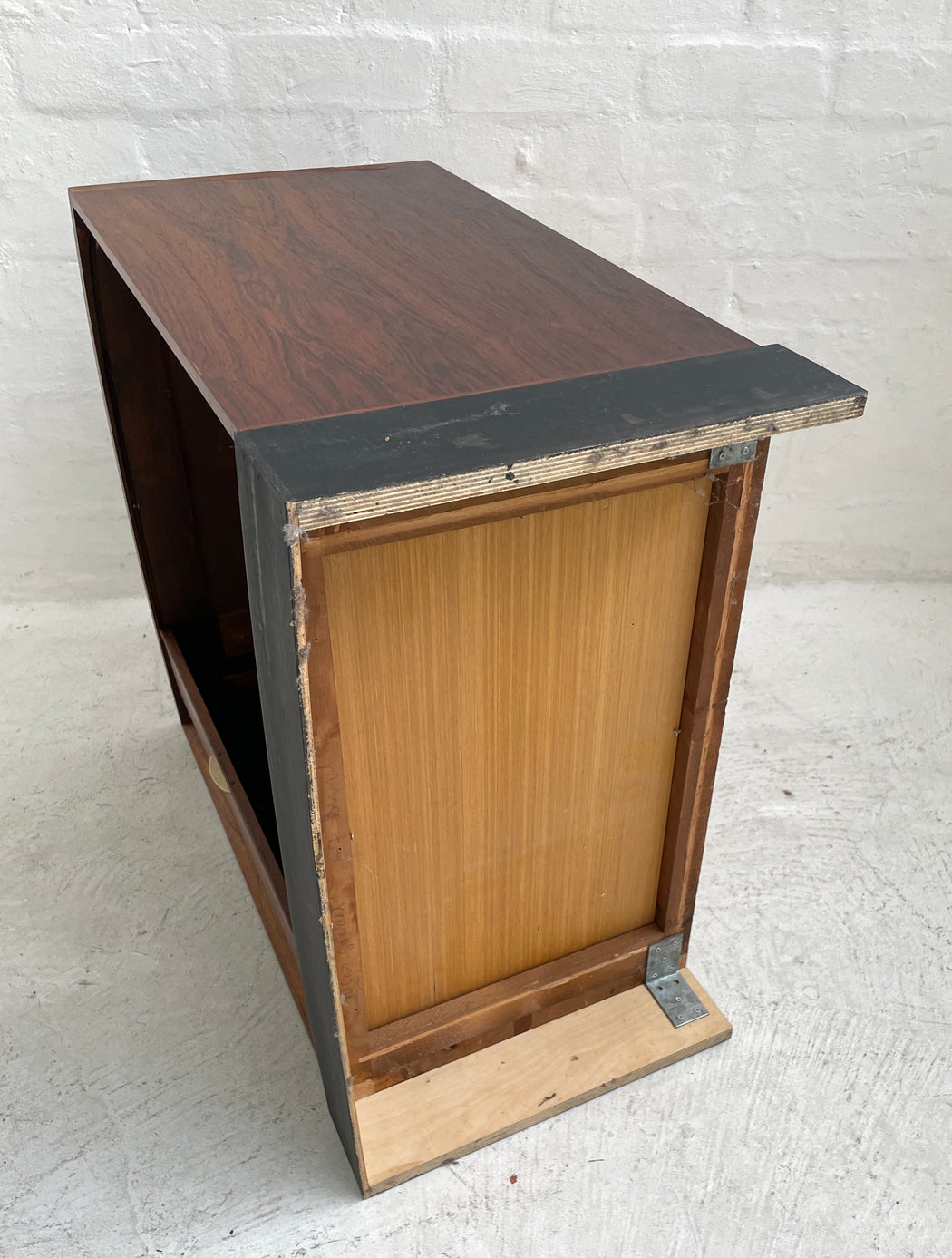 Danish Rosewood Tambour-fronted Cabinet