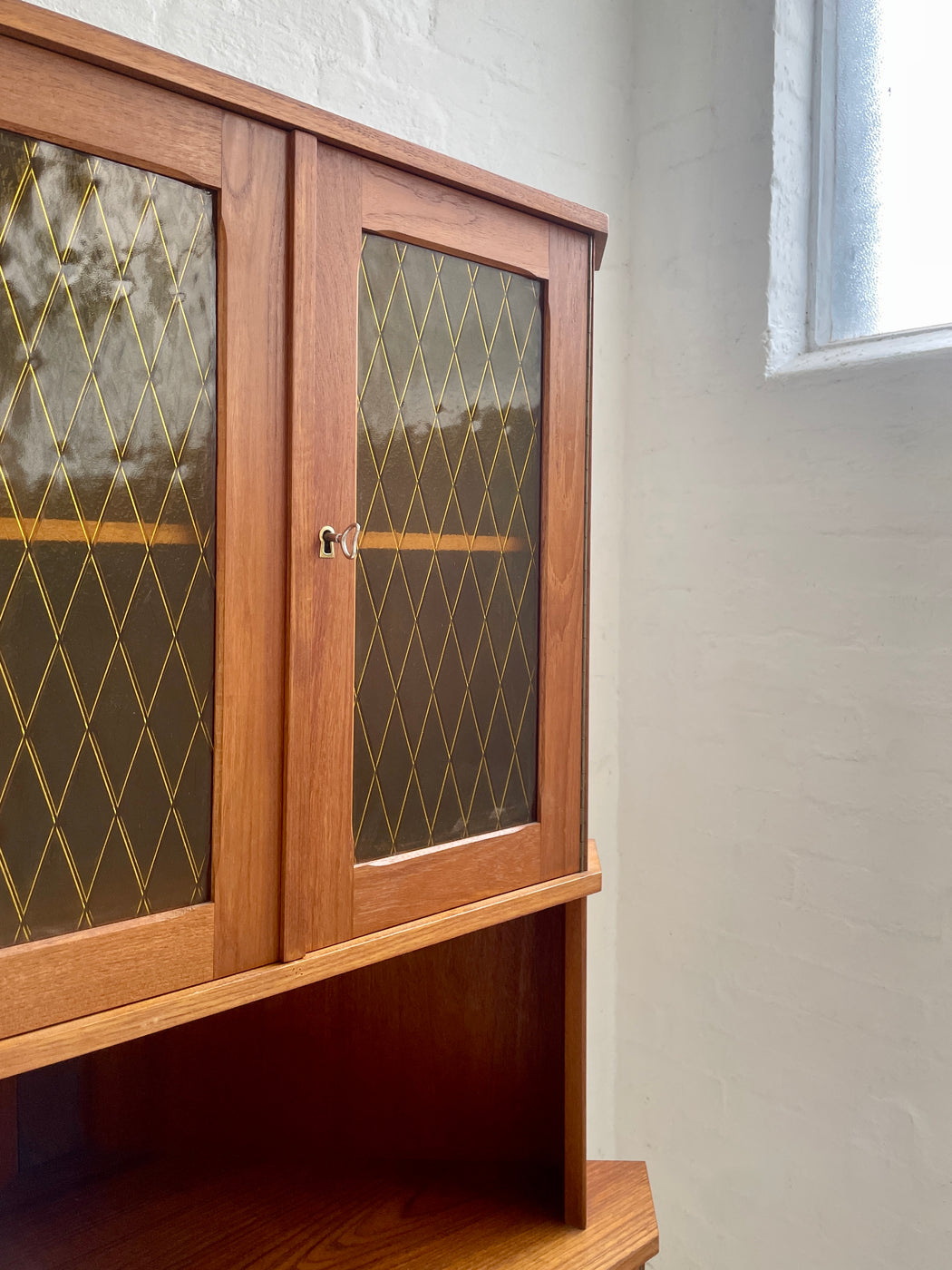 Danish Teak Corner Cabinet