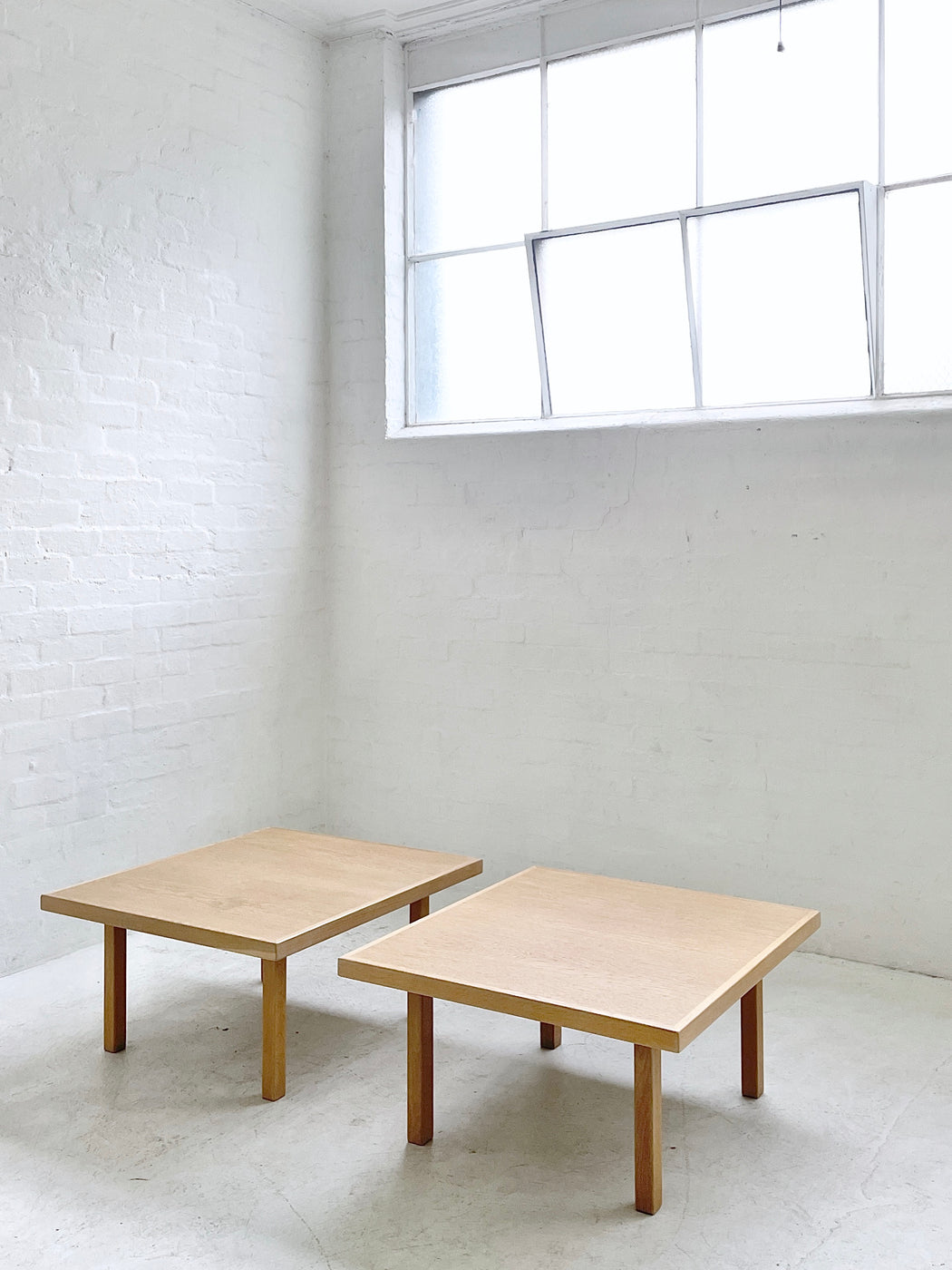 Pair of Danish Oak Coffee Tables