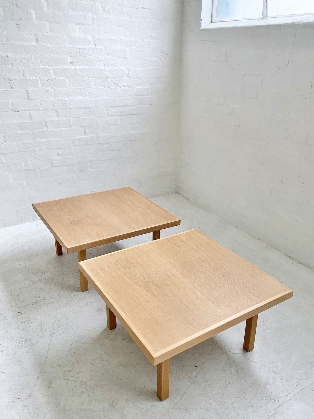 Pair of Danish Oak Coffee Tables