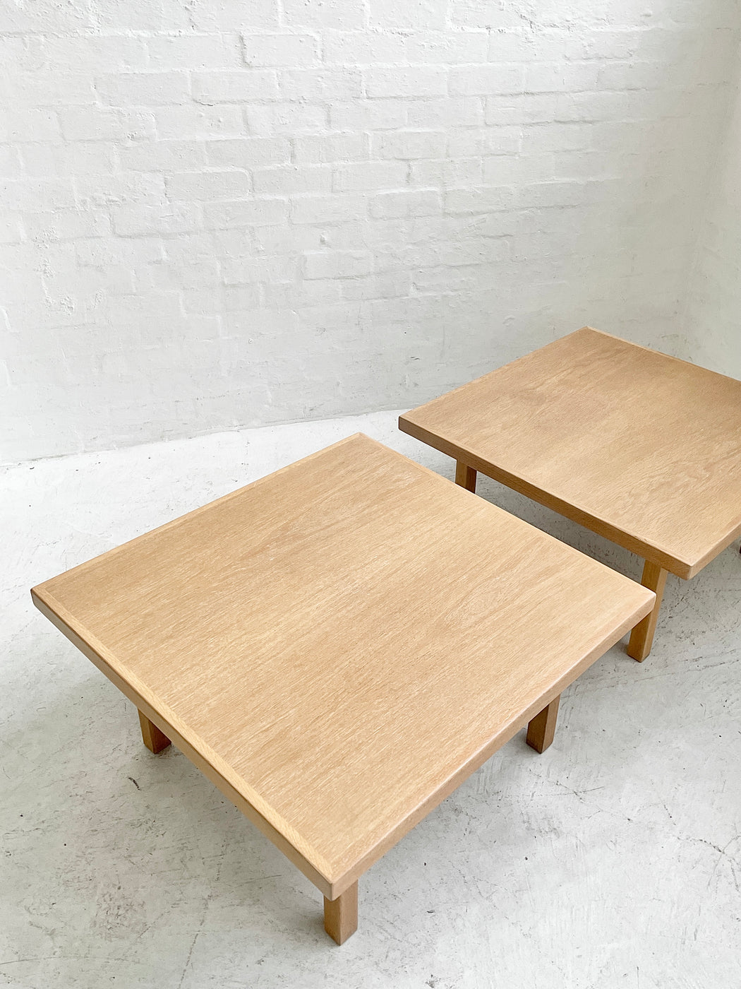 Pair of Danish Oak Coffee Tables