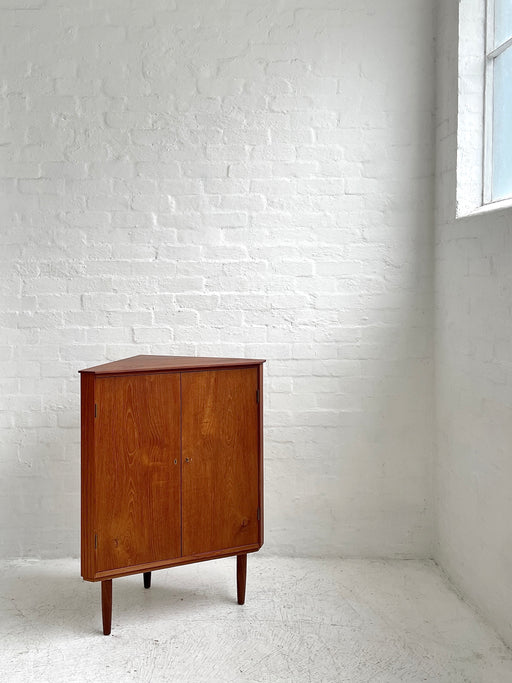 Danish Teak Corner Cabinet