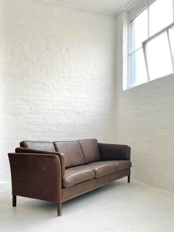 Danish Leather Sofa