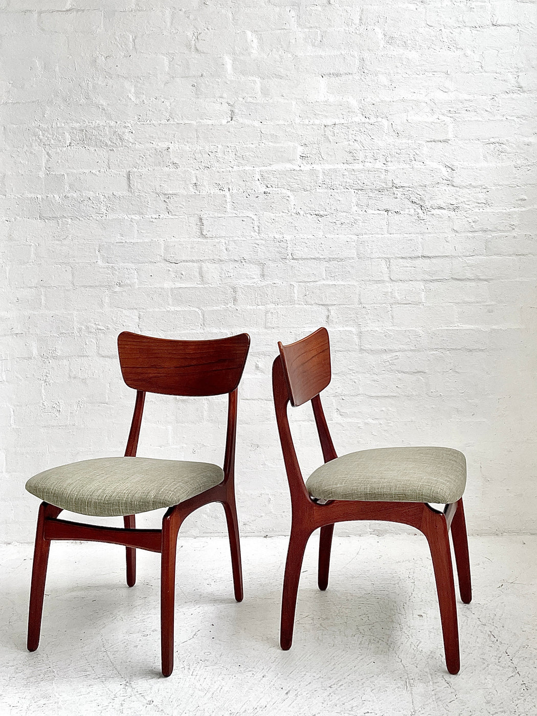 Six Danish Teak Dining Chairs