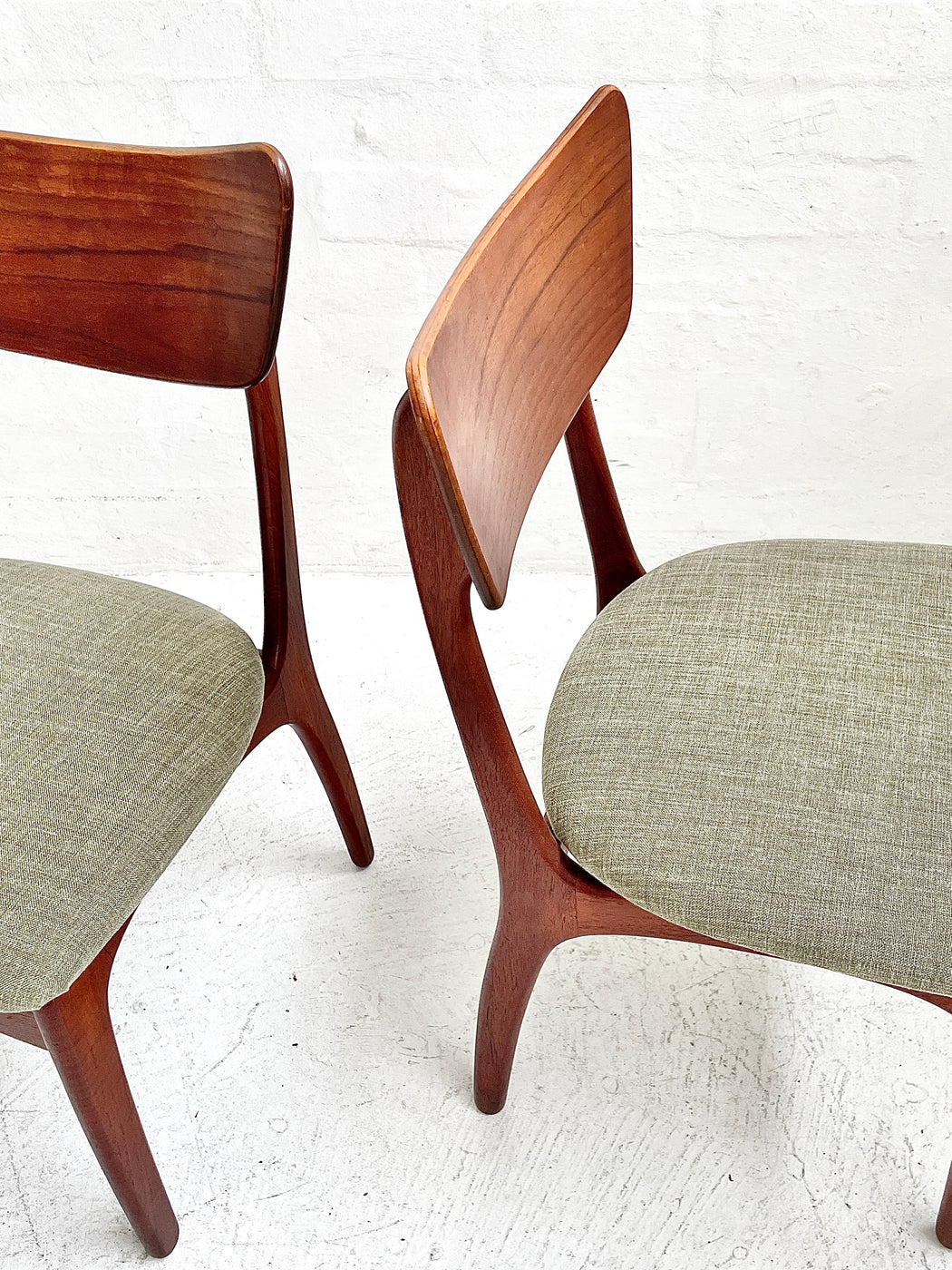 Six Danish Teak Dining Chairs