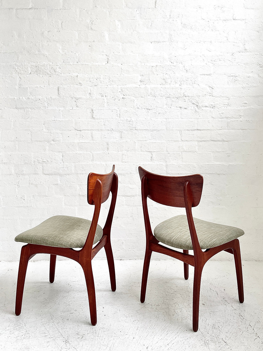 Six Danish Teak Dining Chairs