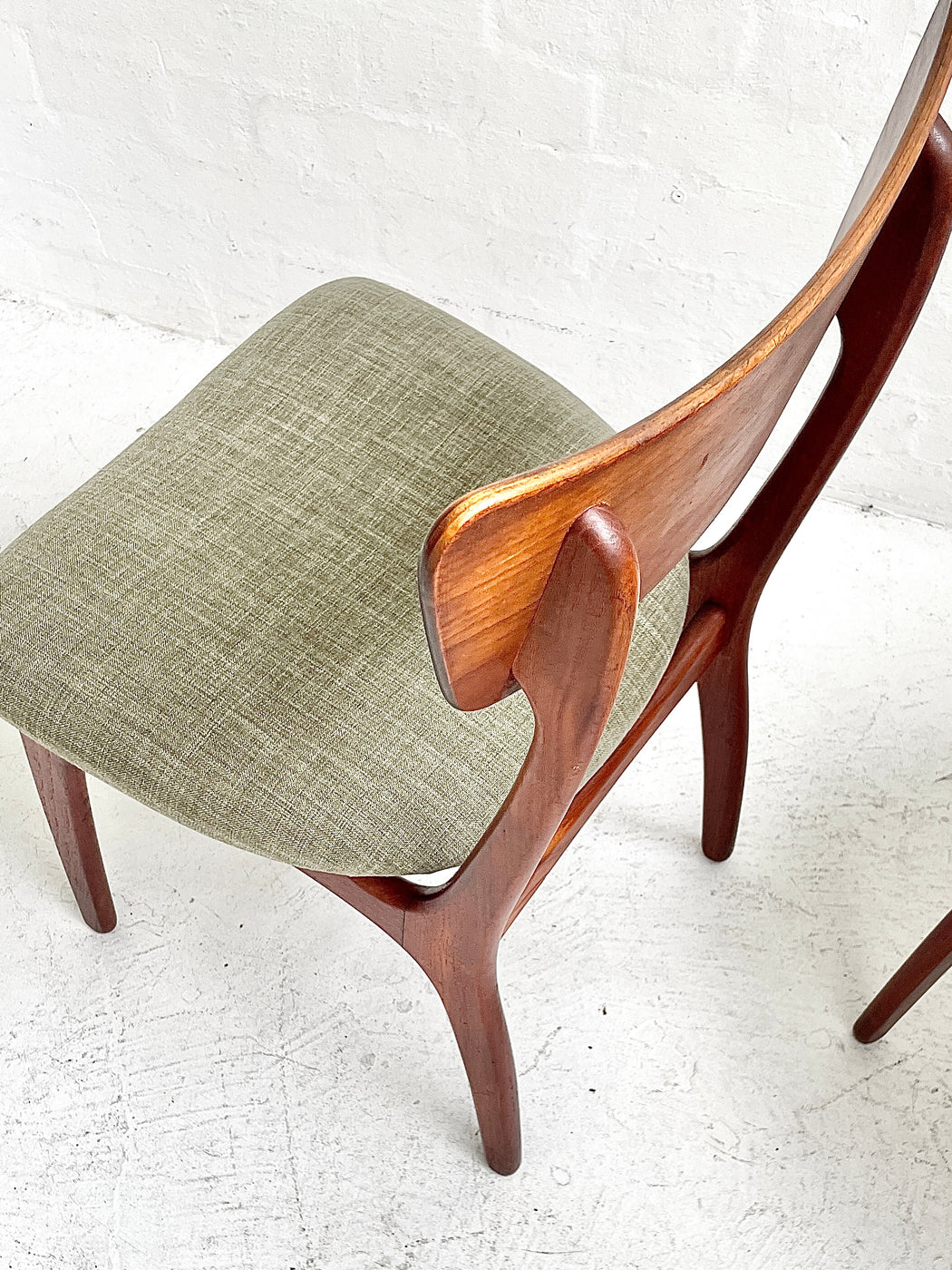 Six Danish Teak Dining Chairs