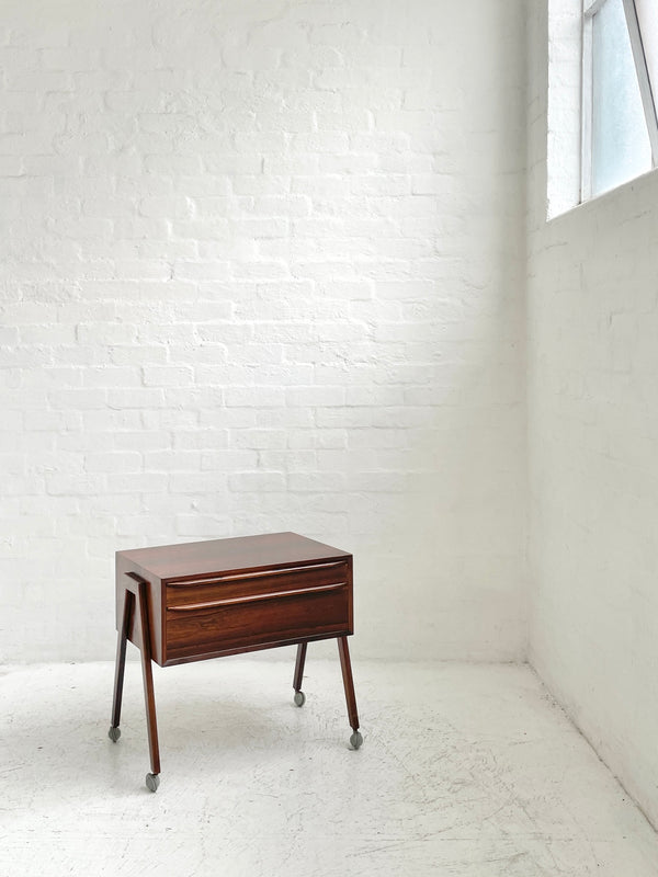 Danish Rosewood Sewing Table