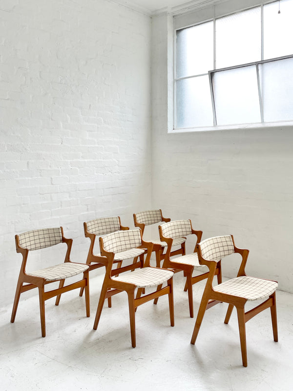 Set of six Danish Dining Chairs by 'Nova'