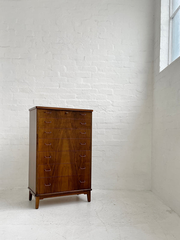 Danish Walnut Chest of Drawers