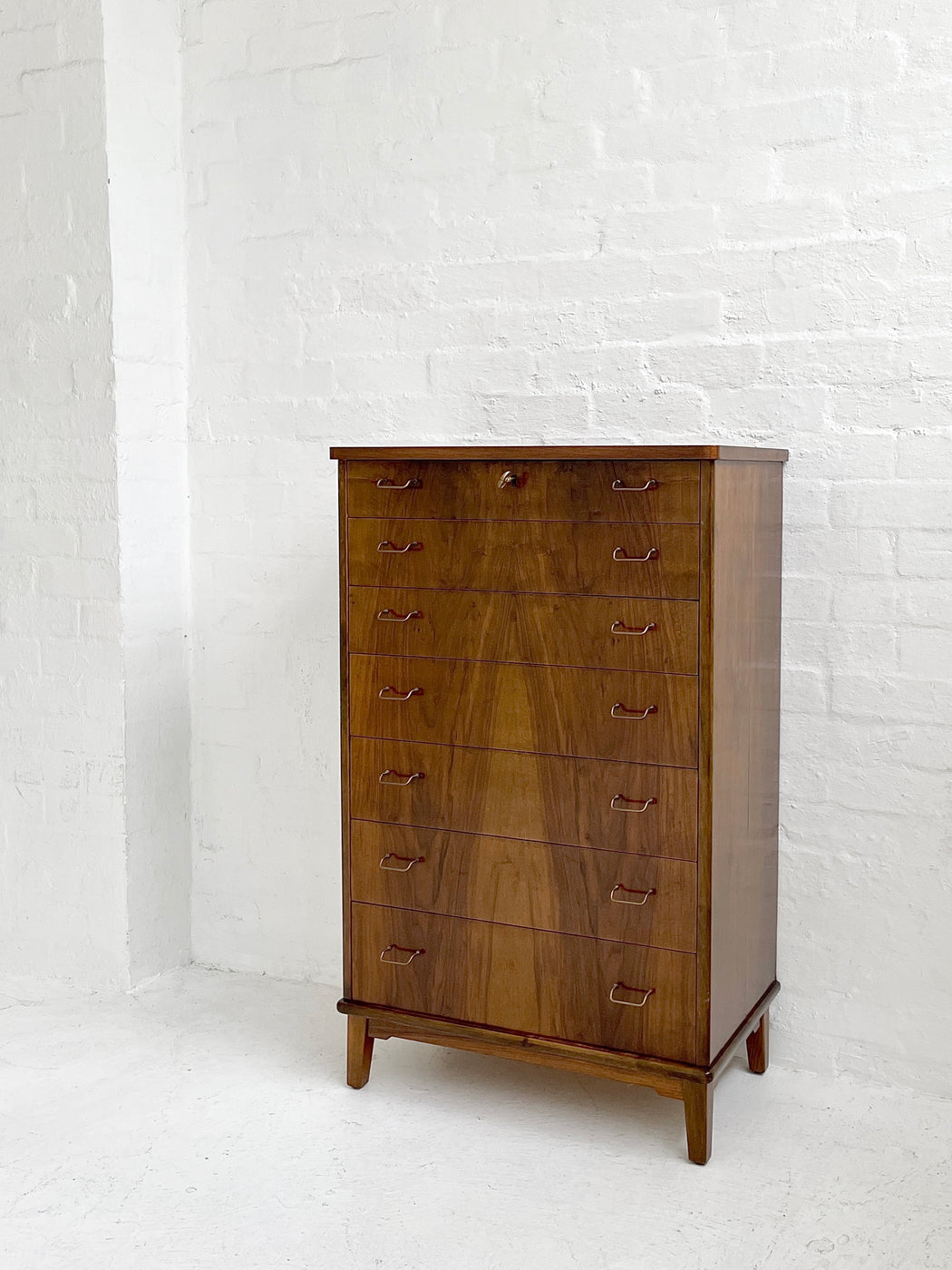 Danish Walnut Chest of Drawers