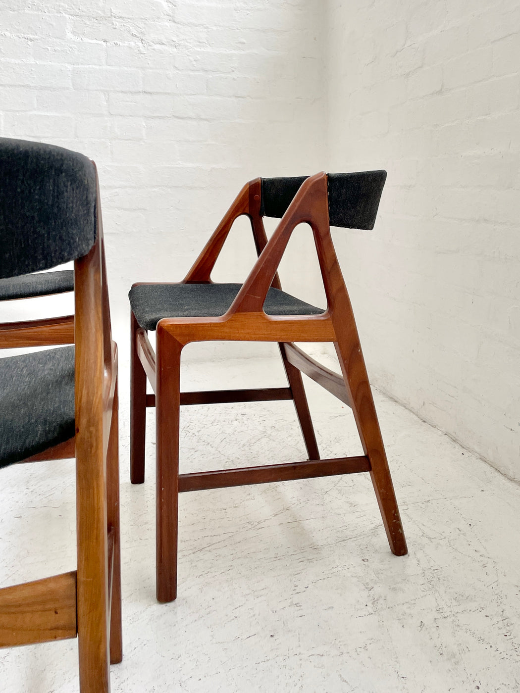 Set of four Henning Kjaernulf Teak Chairs