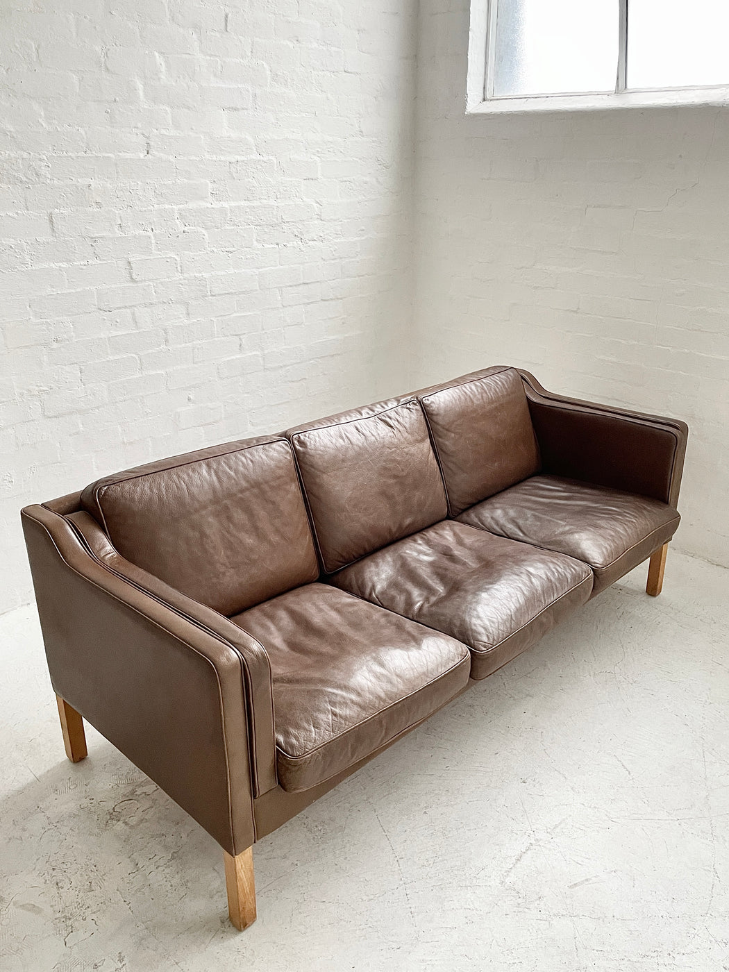 Mogens Hansen Leather Sofa