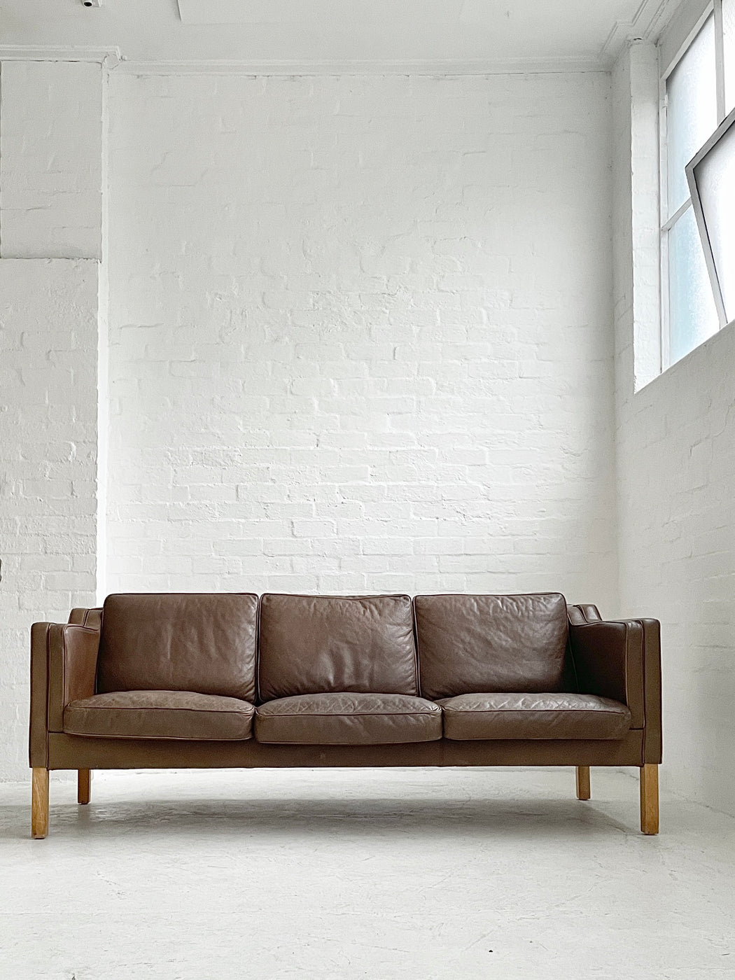 Mogens Hansen Leather Sofa