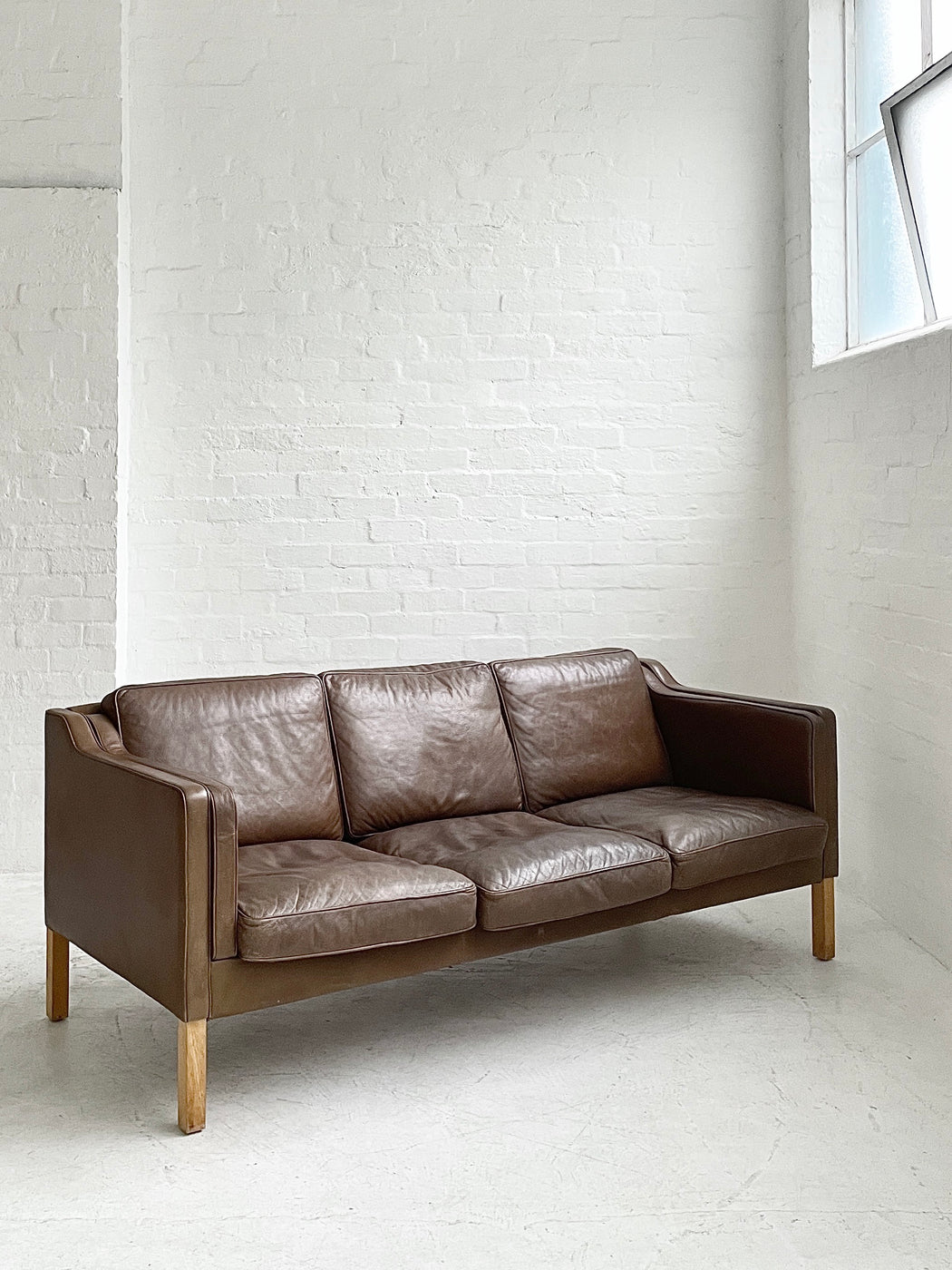 Mogens Hansen Leather Sofa