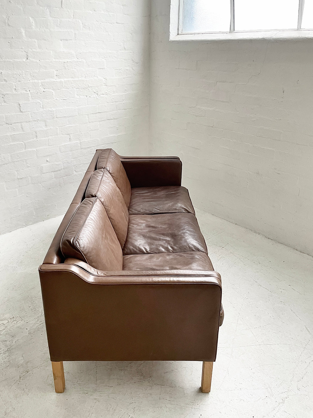 Mogens Hansen Leather Sofa