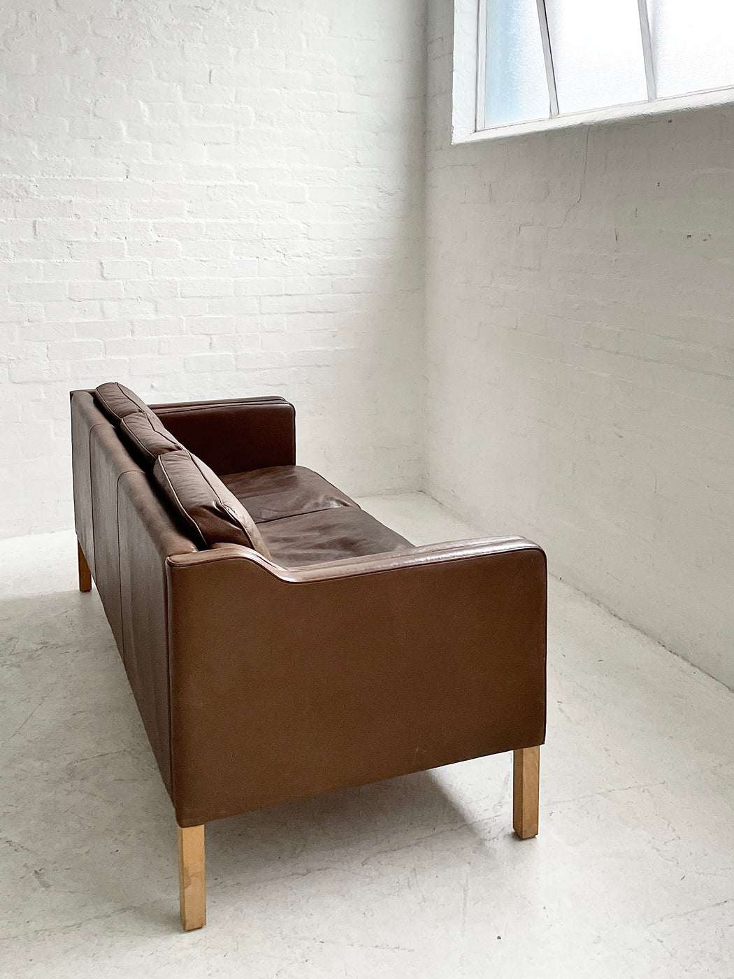 Mogens Hansen Leather Sofa