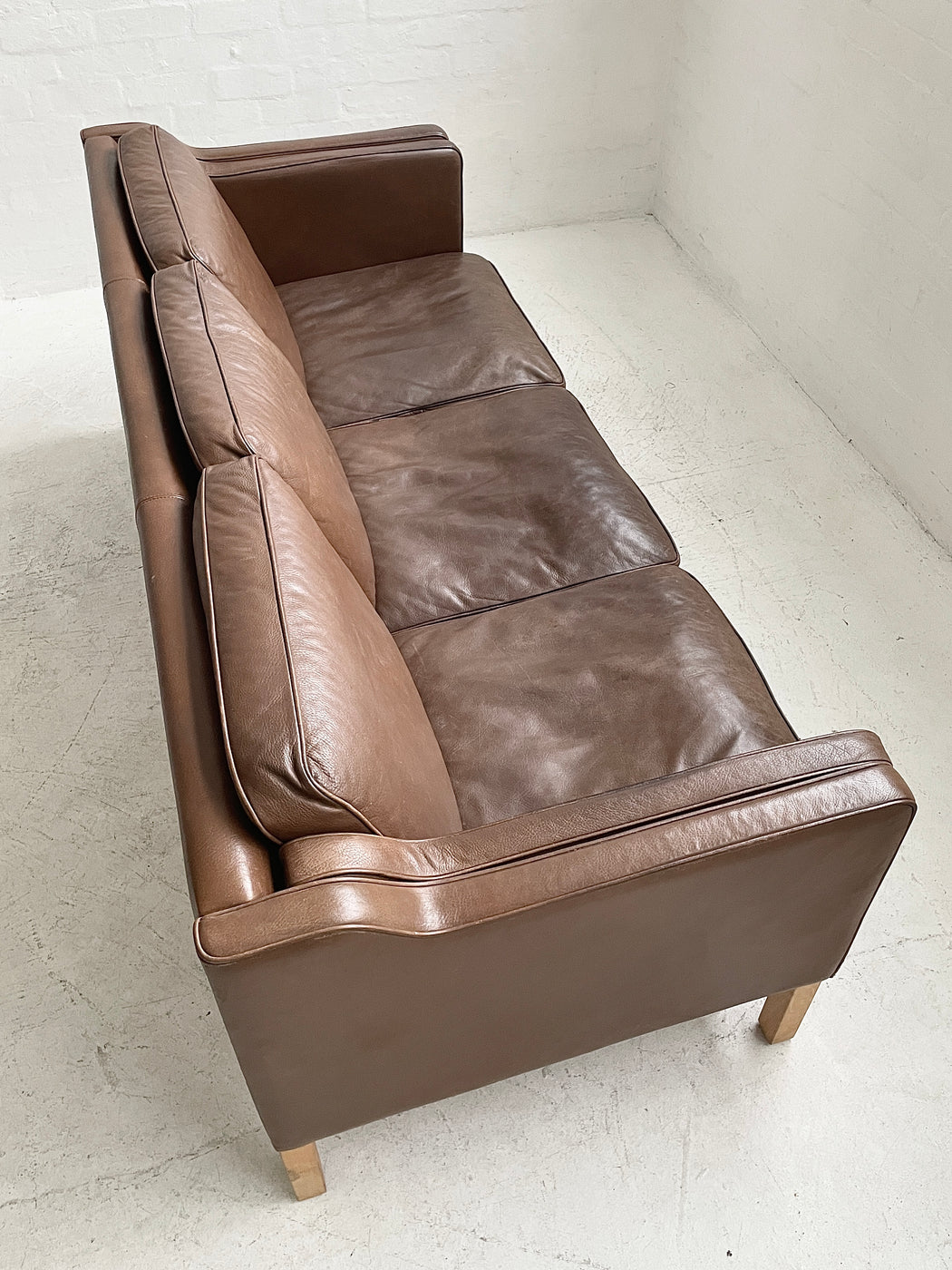 Mogens Hansen Leather Sofa