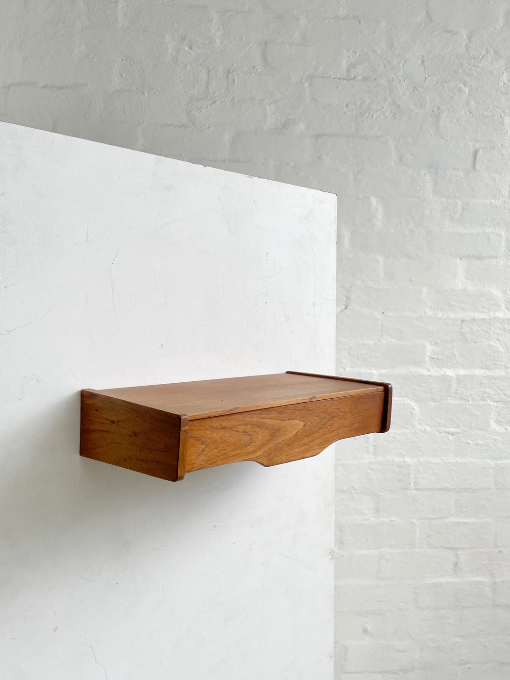 Danish Teak Wall Mounted Table