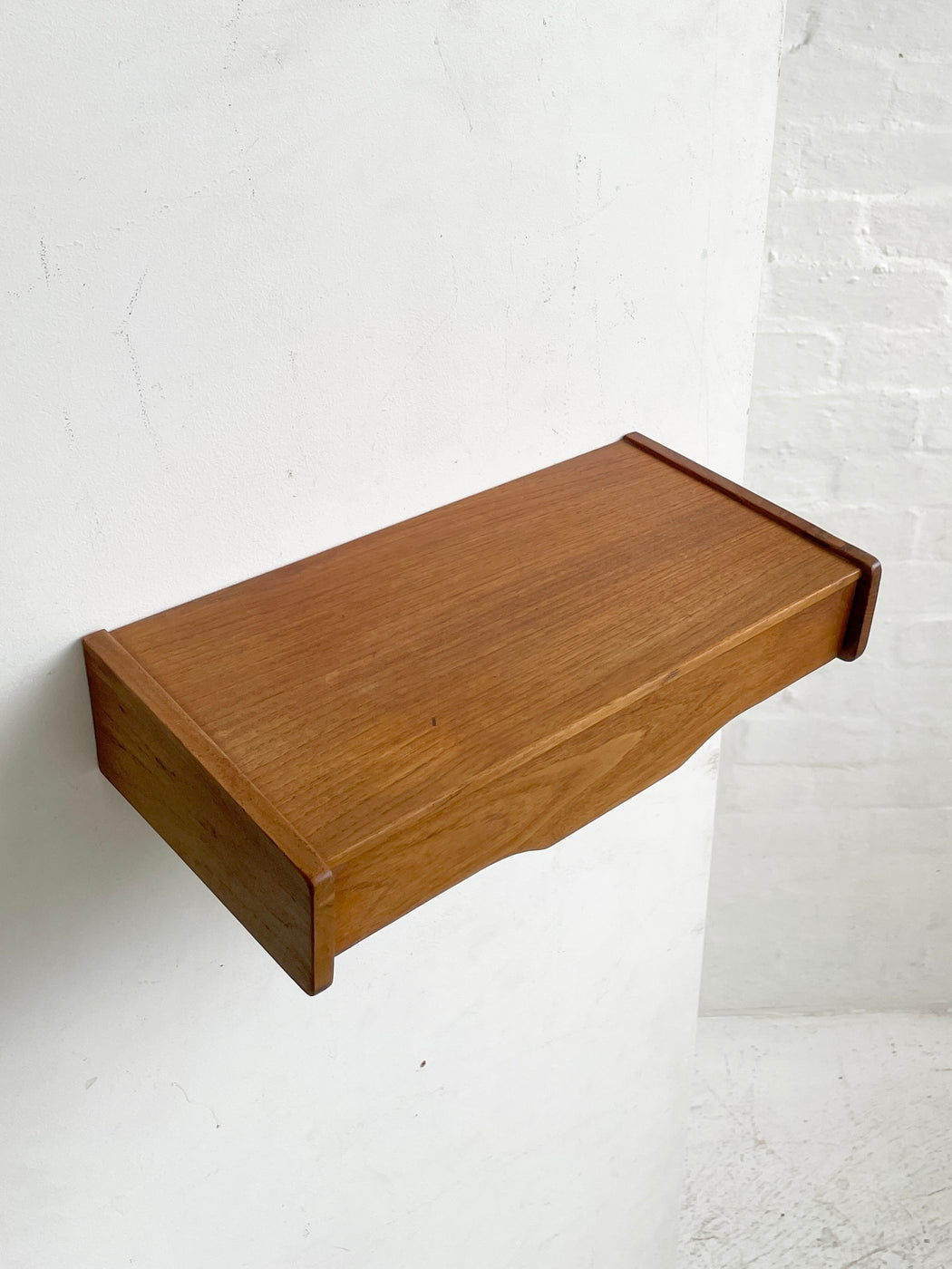 Danish Teak Wall Mounted Table