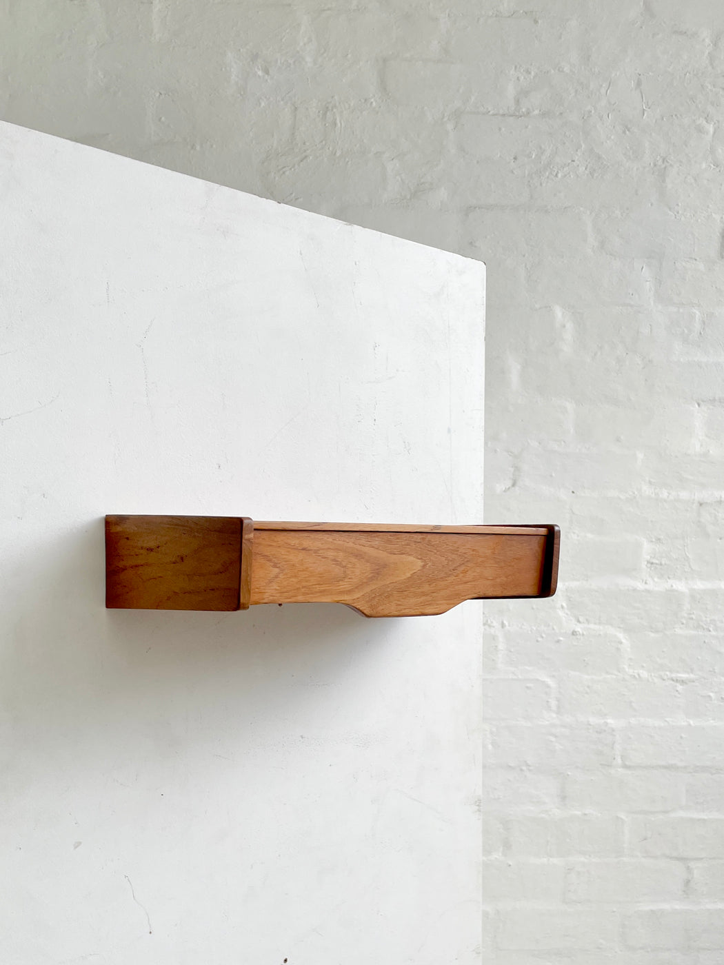 Danish Teak Wall Mounted Table