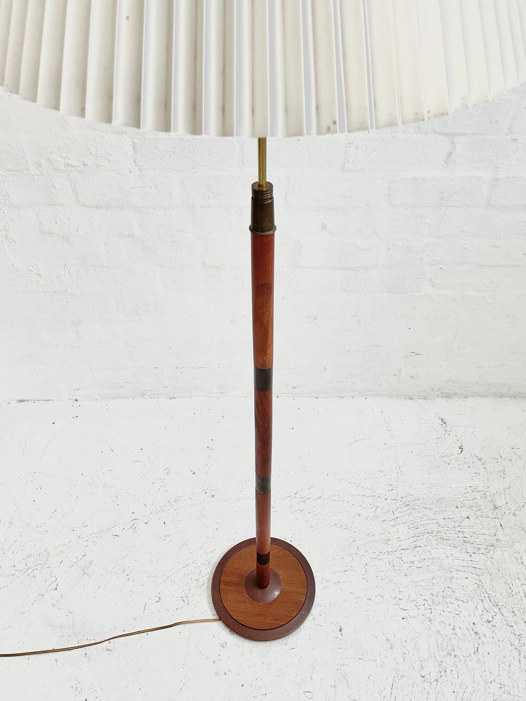 Danish Teak Standing Lamp