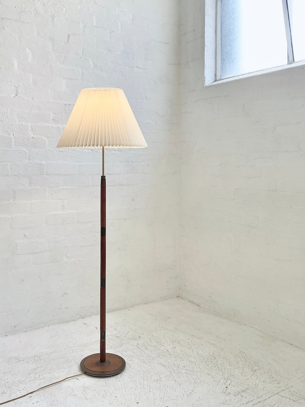 Danish Teak Standing Lamp