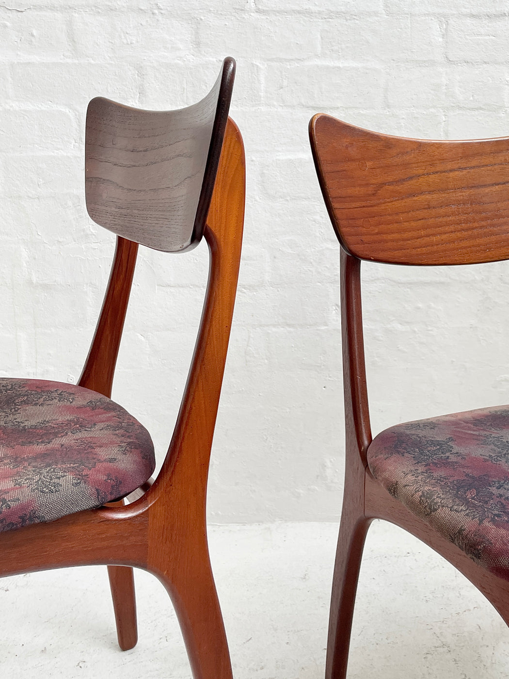 Six Danish Teak Dining Chairs