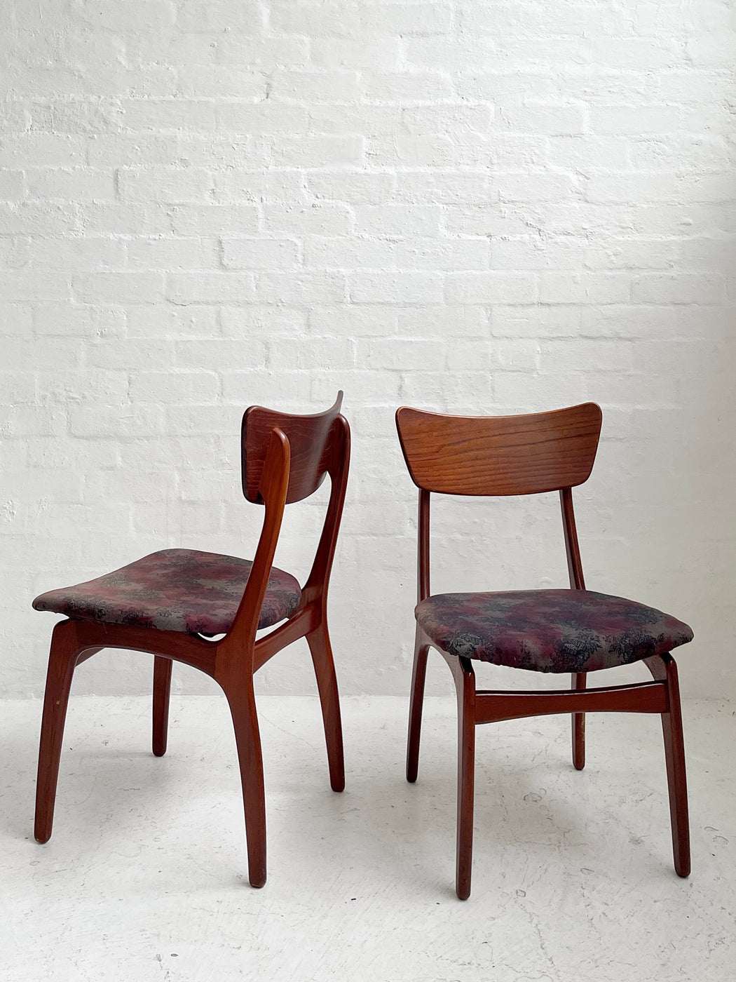 Six Danish Teak Dining Chairs