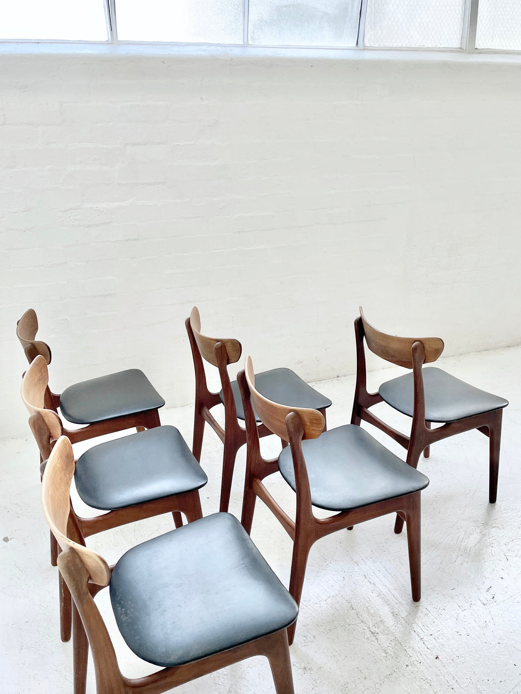 Set of Six Schionning & Elgaard Dining Chairs