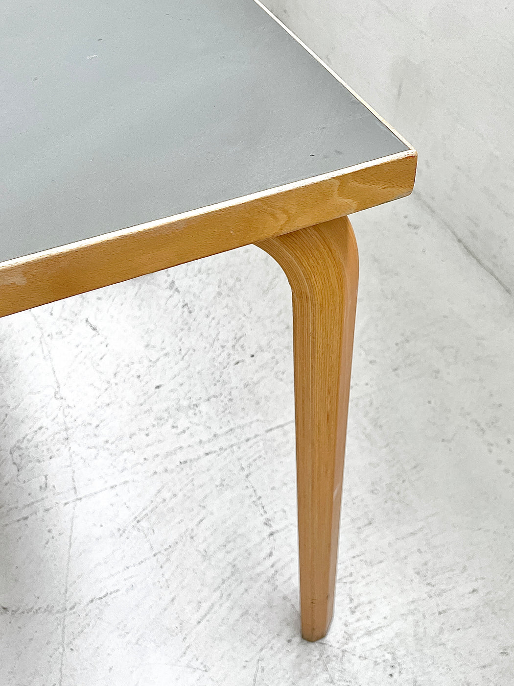 Danish Beech & Linoleum Table/Desk