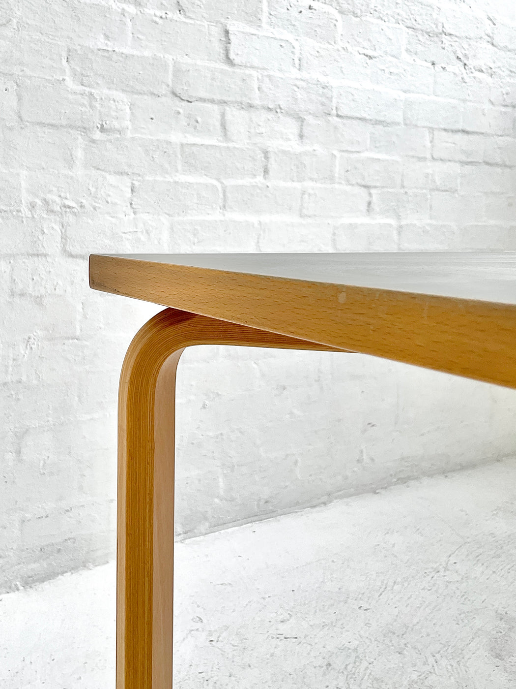 Danish Beech & Linoleum Table/Desk