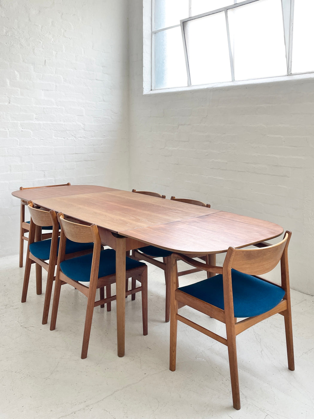 Danish Teak Extension Dining Table