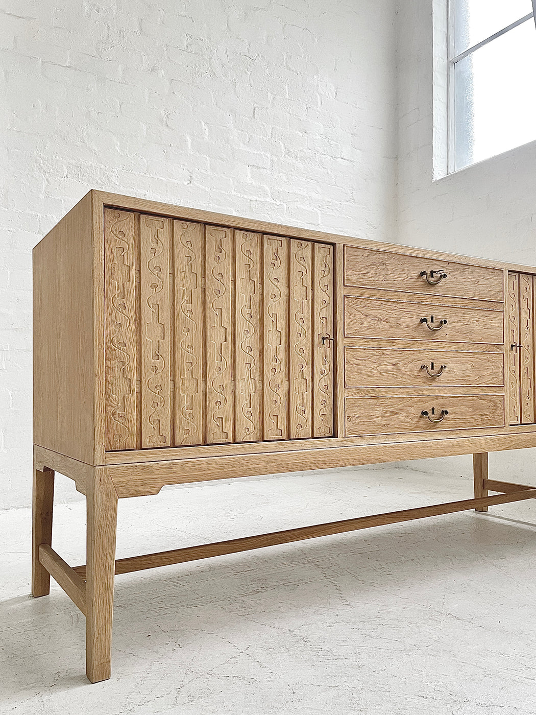 Early Hans J. Wegner Oak Sideboard