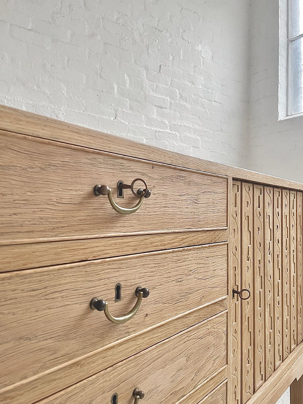 Early Hans J. Wegner Oak Sideboard