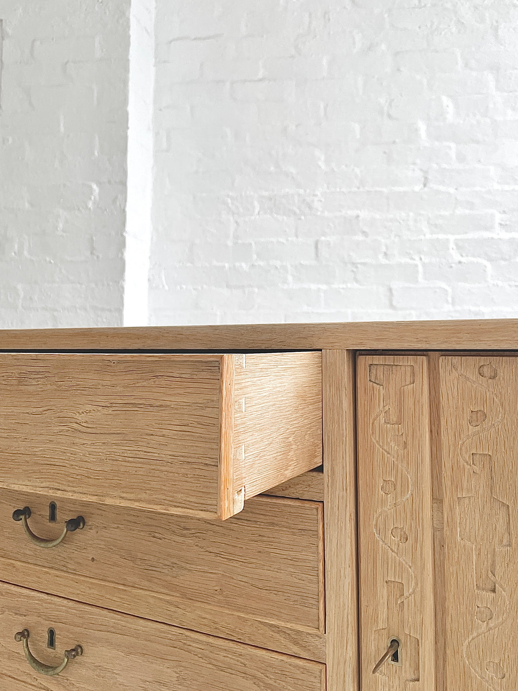 Early Hans J. Wegner Oak Sideboard