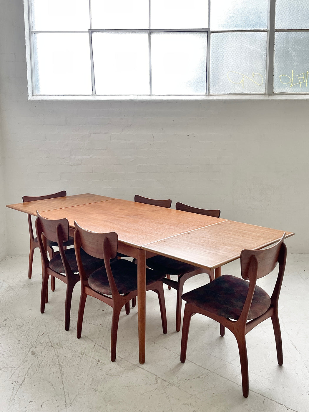 Danish Teak Extension Dining Table