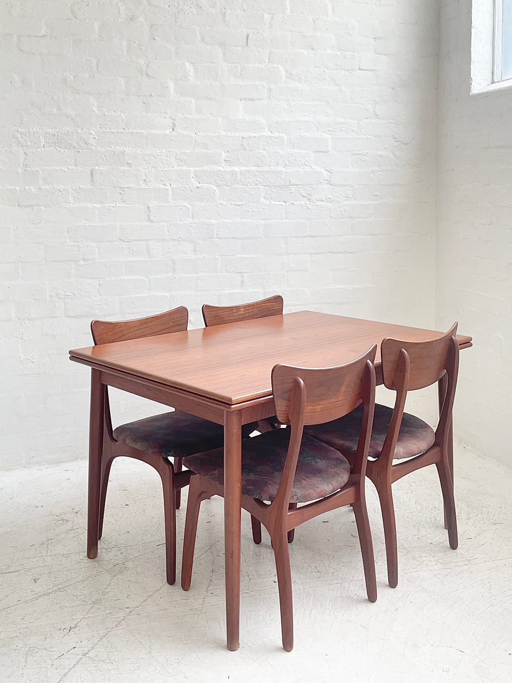 Danish Teak Extension Dining Table