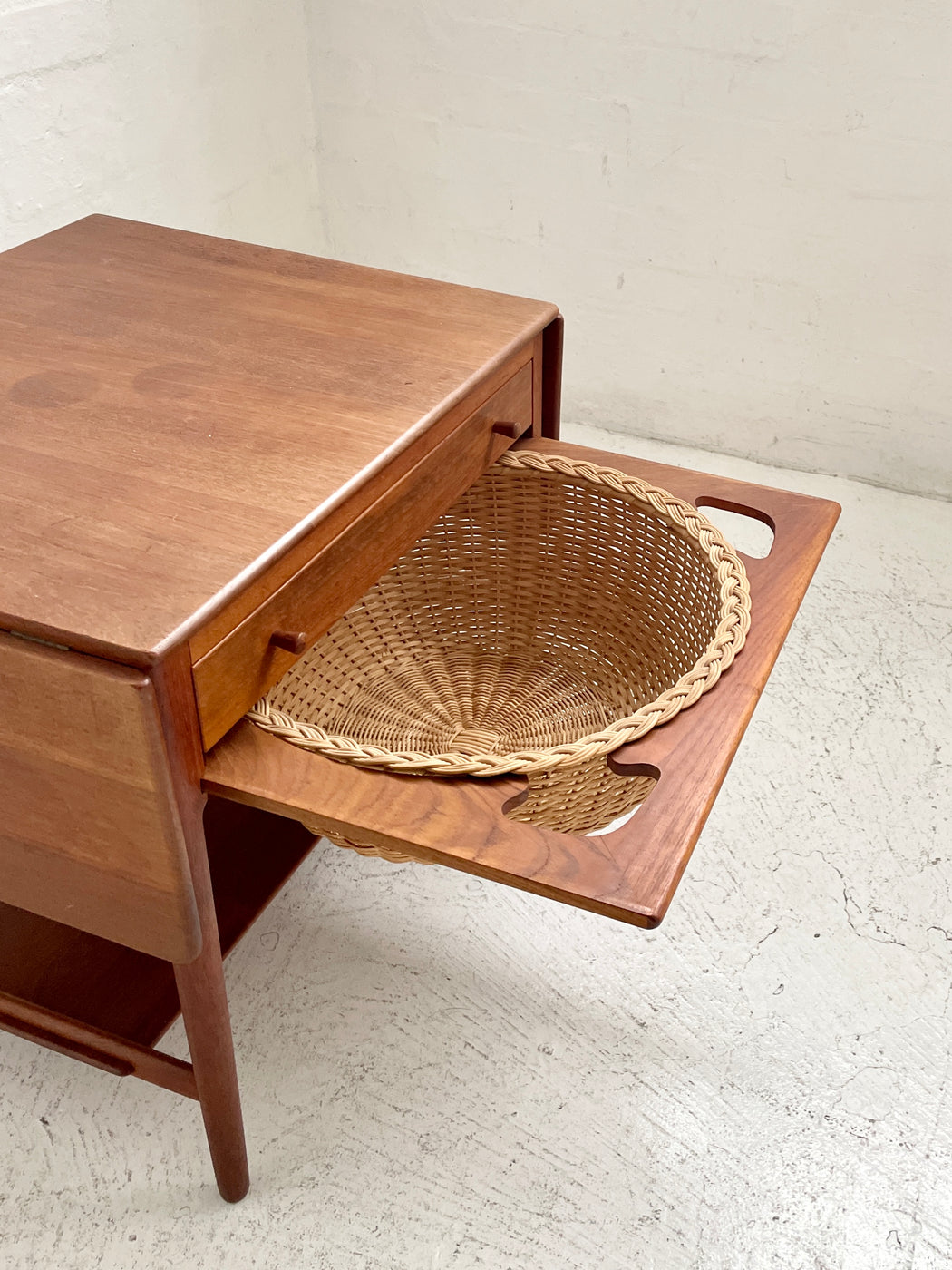 Hans J Wegner 'AT33' Teak Sewing Table