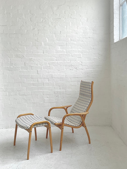 Yngve Ekström 'Lamino' Chair & Footstool