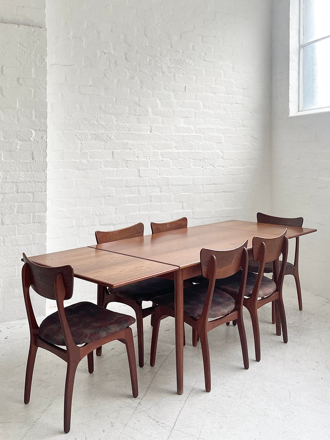 Danish Teak Extension Dining Table