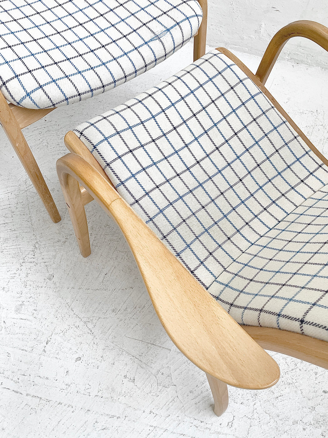 Yngve Ekström 'Lamino' Chair & Footstool