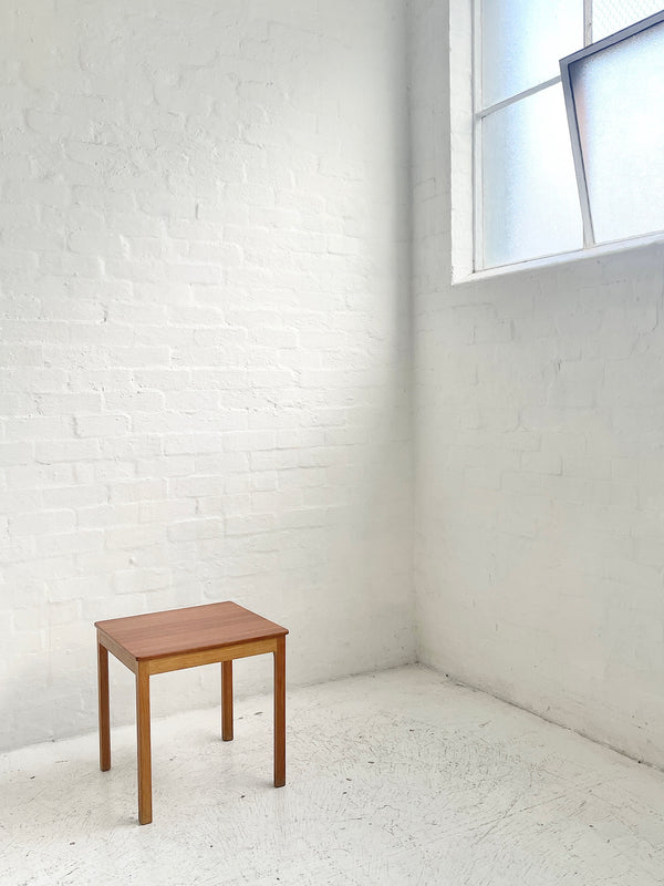 Danish Teak & Oak Side Table