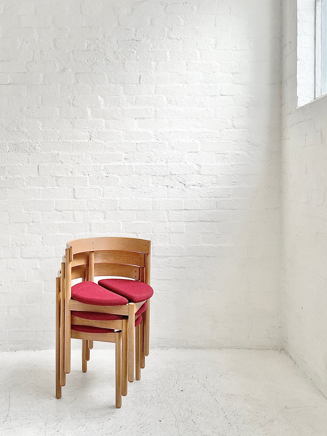 Soren Holst 'Model 3268' Oak Stacking Chair