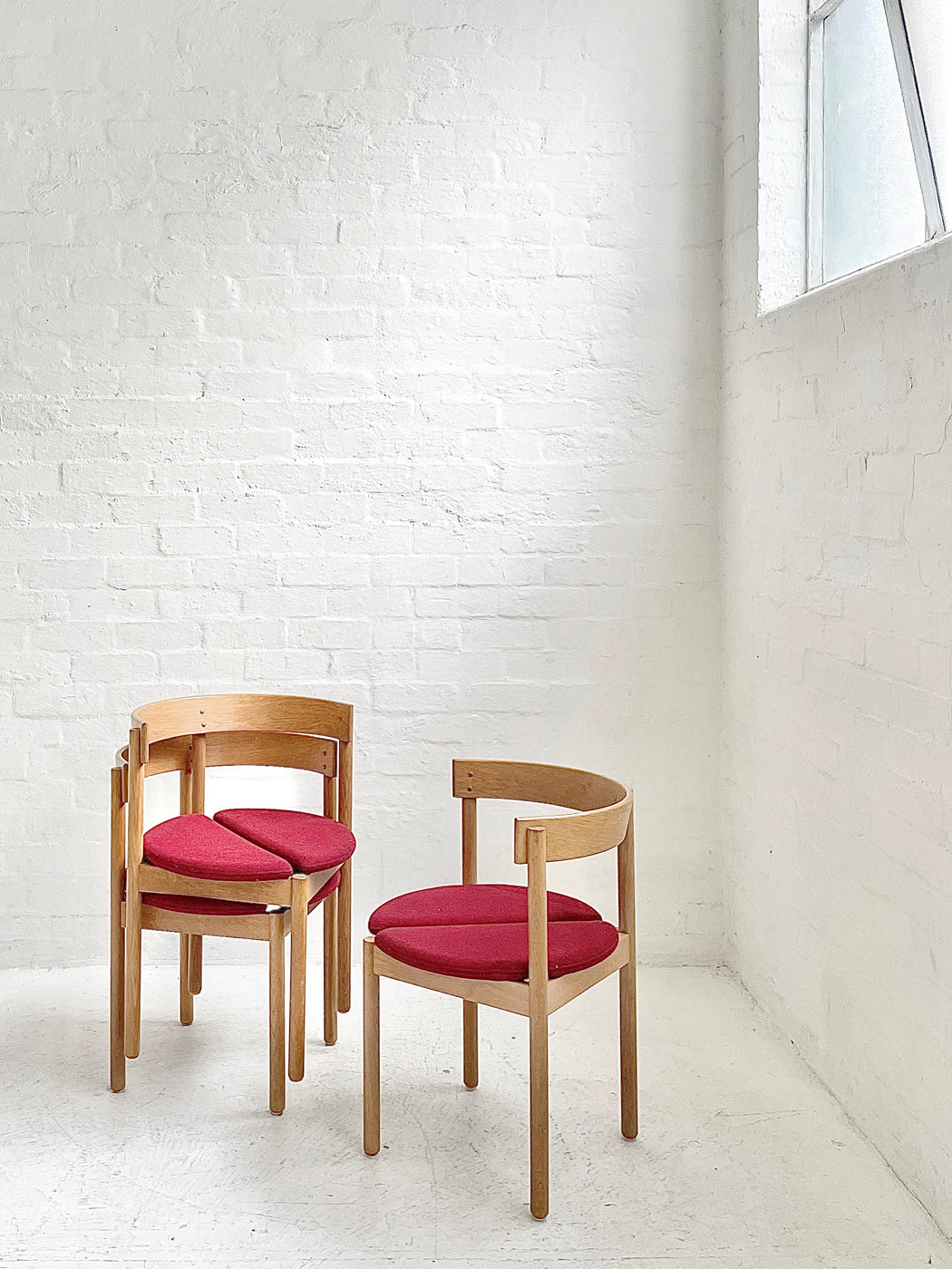 Soren Holst 'Model 3268' Oak Stacking Chair