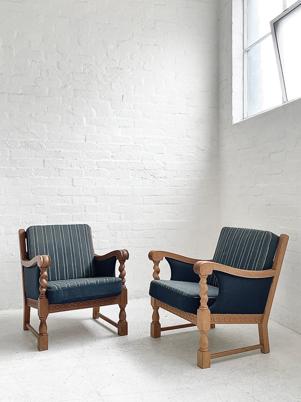 Henning Kjærnulf Oak 'Folk' Easy Chair