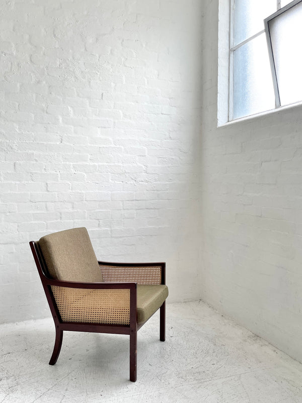 Ole Wanscher Mahogany Lounge Chair